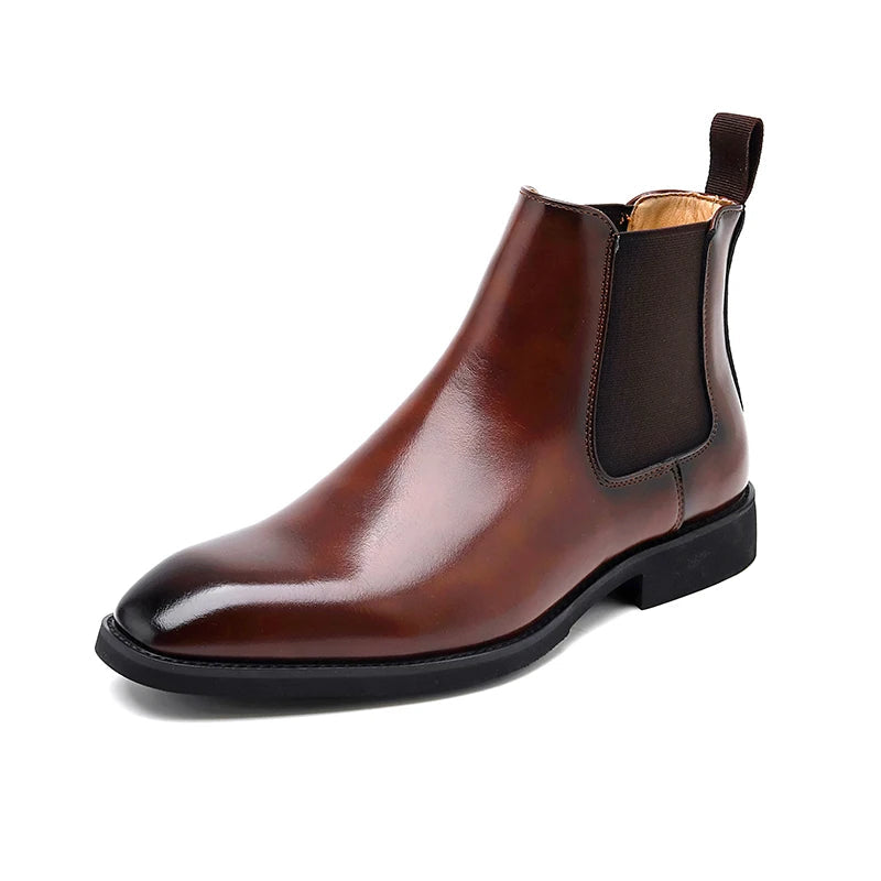 Men's Dress Chelsea Boots – Pointed Leather