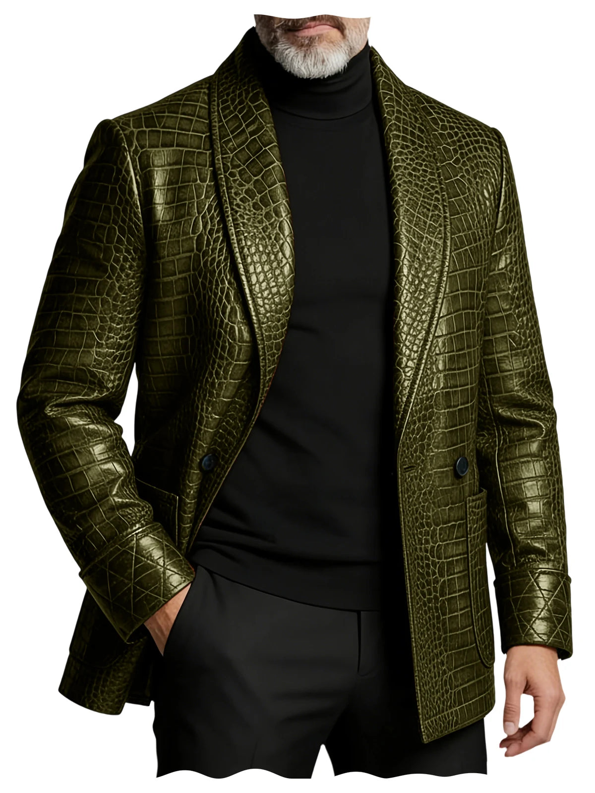 Men's Evening Blazer – Textured Slim Fit