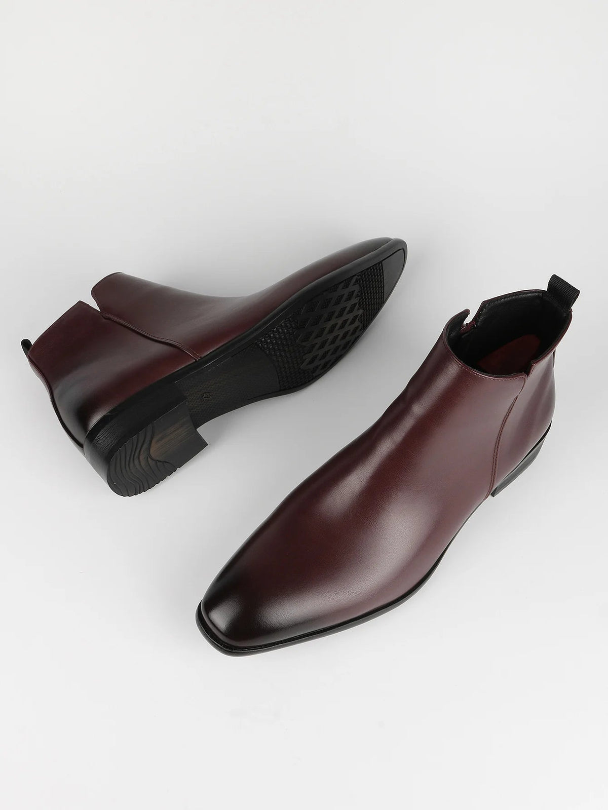 Men's Formal Chelsea Boots – Leather Look