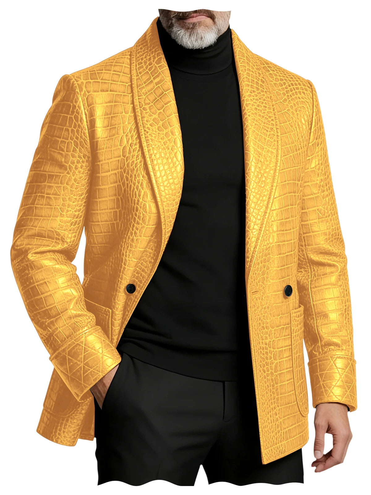 Men's Evening Blazer – Textured Slim Fit